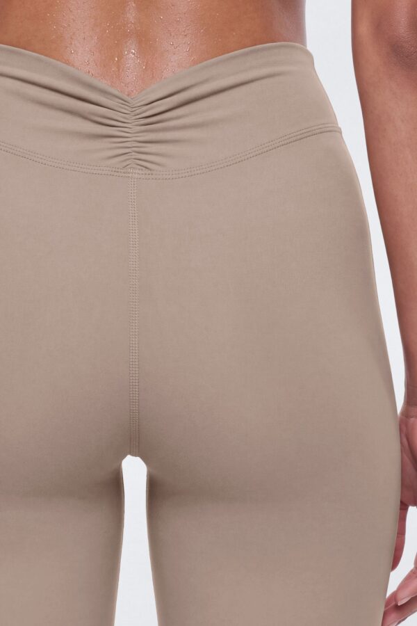 ProStretch™ 17″ Deep V Back Capri Legging - Taupe