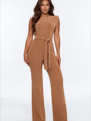 Ladies Kit Taupe Jumpsuit