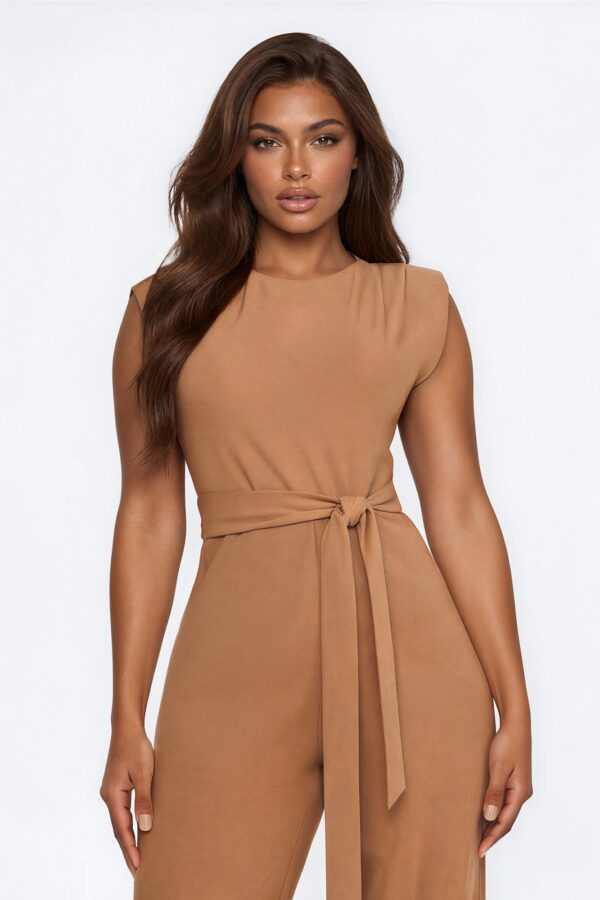Ladies Kit Taupe Jumpsuit