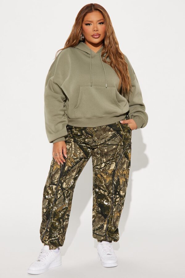 Ladies Kit Olive Hoodie