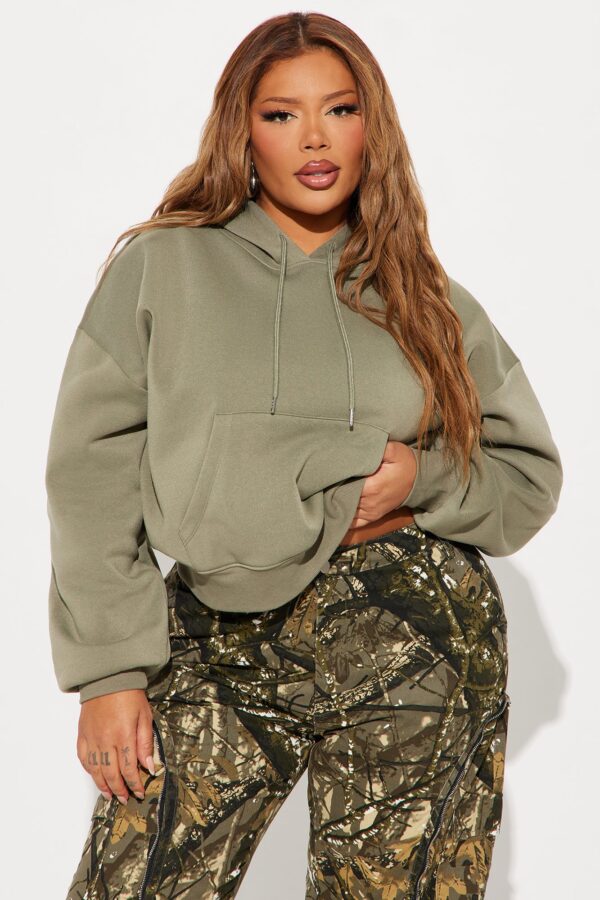 Ladies Kit Olive Hoodie