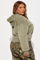 Ladies Kit Olive Hoodie