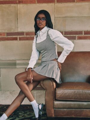 Ladies Kit Brown Skirt