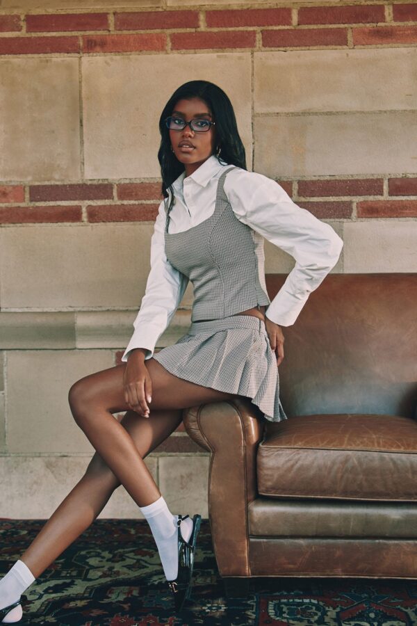 Ladies Kit Brown Skirt
