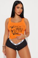 Shorts in Wine and Orange