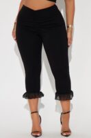 Black Contrast Leggings