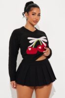 Sweater with a v-neck
