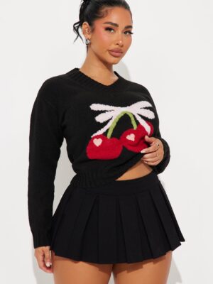 Sweater with a v-neck
