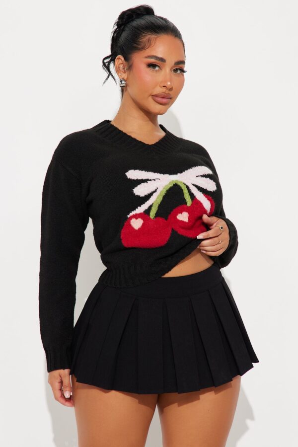 Sweater with a v-neck