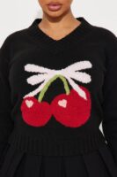 Sweater with a v-neck