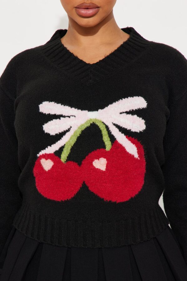 Sweater with a v-neck