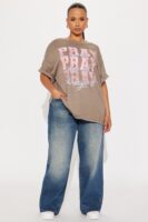 T-shirt in Brown 100% cotton
