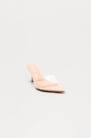 Susan Pointed Toe Kitten Heels - Nude