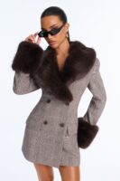 Mini Blazer in Chocolate