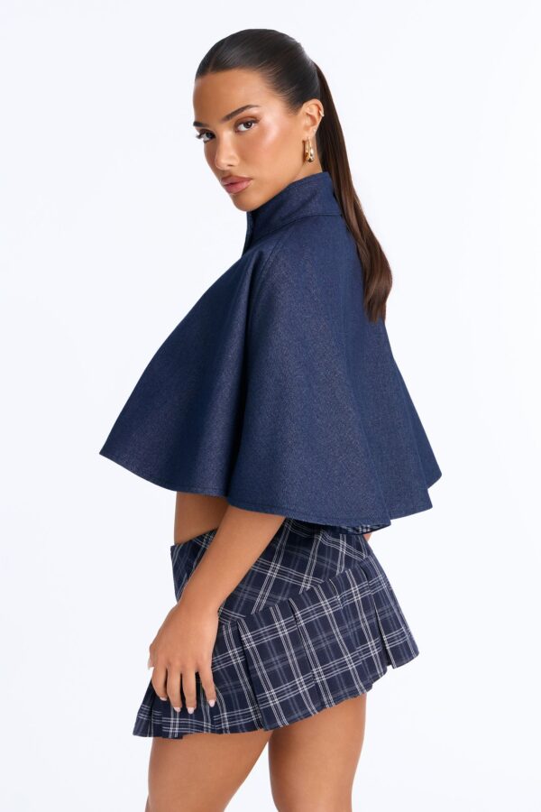 Cropped Top in Denim