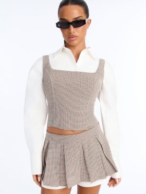 Ladies Kit Brown Skirt