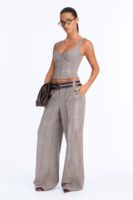 Skirt in Taupe 96% polyester