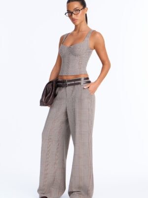 Skirt in Taupe 96% polyester