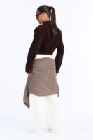 Chocolate Cropped Jacket
