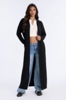 Cardigan in Black 98% polyester