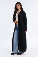Cardigan in Black 98% polyester