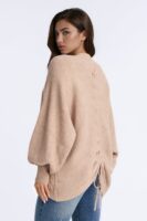 Cardigan in Taupe 45% acrylic