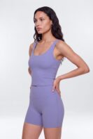 CloudForm™ 5” High Waist Essential Biker Short - Midnight Orchid