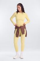 CloudForm™ Long Sleeve Active Top - Buttermilk