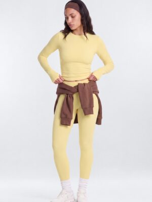 CloudForm™ Long Sleeve Active Top - Buttermilk