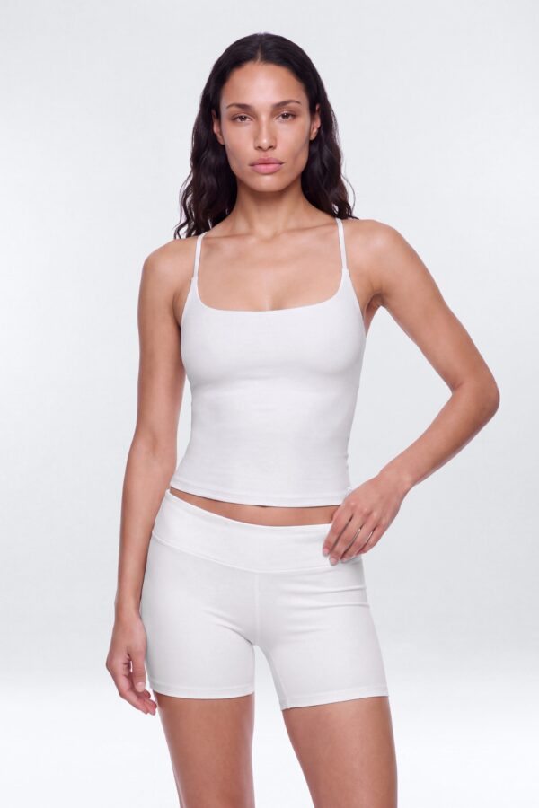 White Square-Neck Top