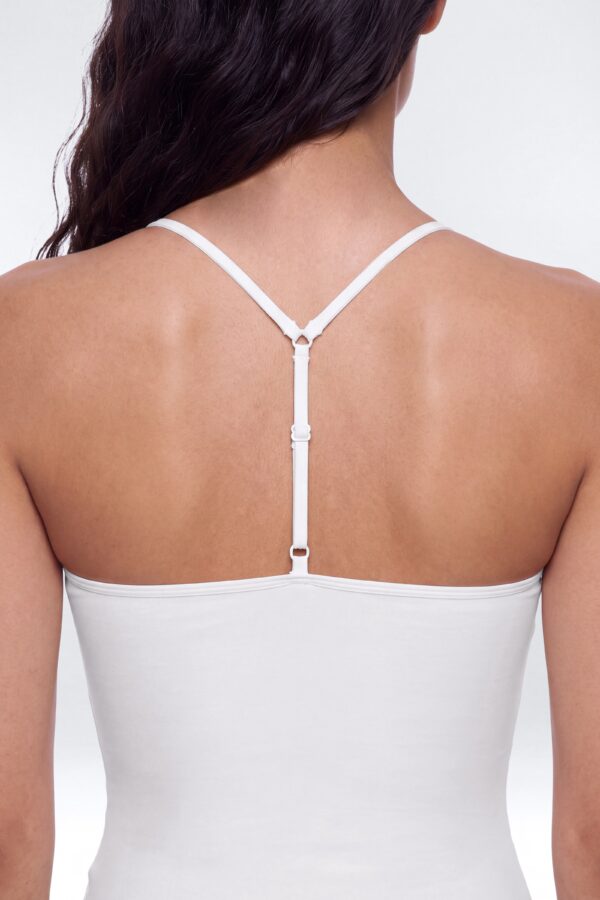 White Square-Neck Top