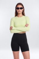 Black High-Waist Shorts