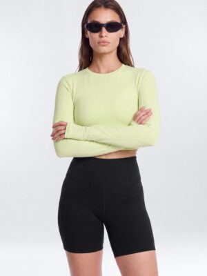 Black High-Waist Shorts