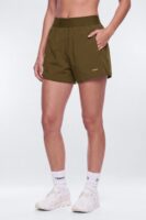 Green Shorts with wide leg