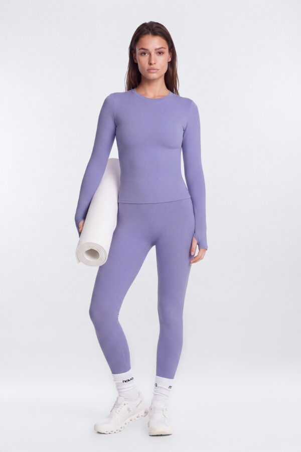 CloudForm™ Long Sleeve Active Top - Midnight Orchid
