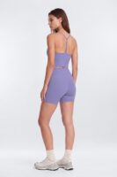 CloudForm™ High Waist 5″ Side Pocket Biker Short - Midnight Orchid