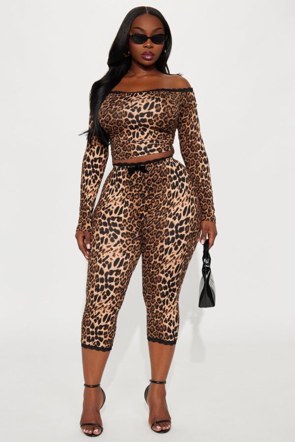 Ladies Kit Brown Leggings