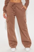 Wide-Leg Pants in Brown