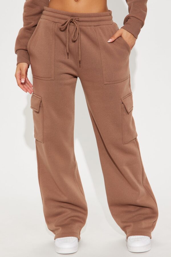 Wide-Leg Pants in Brown