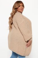 Ladies Kit Taupe Cardigan