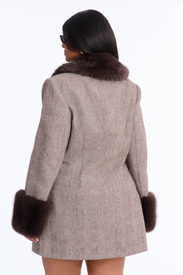 Mini Blazer in Chocolate