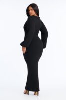 Black Dress with maxi