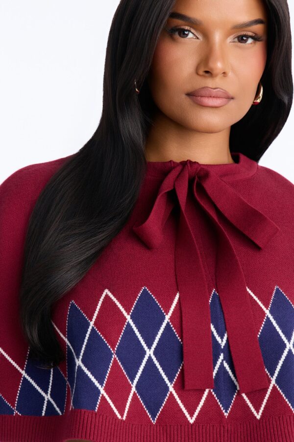 Cardigan in Burgundy 50% viscose