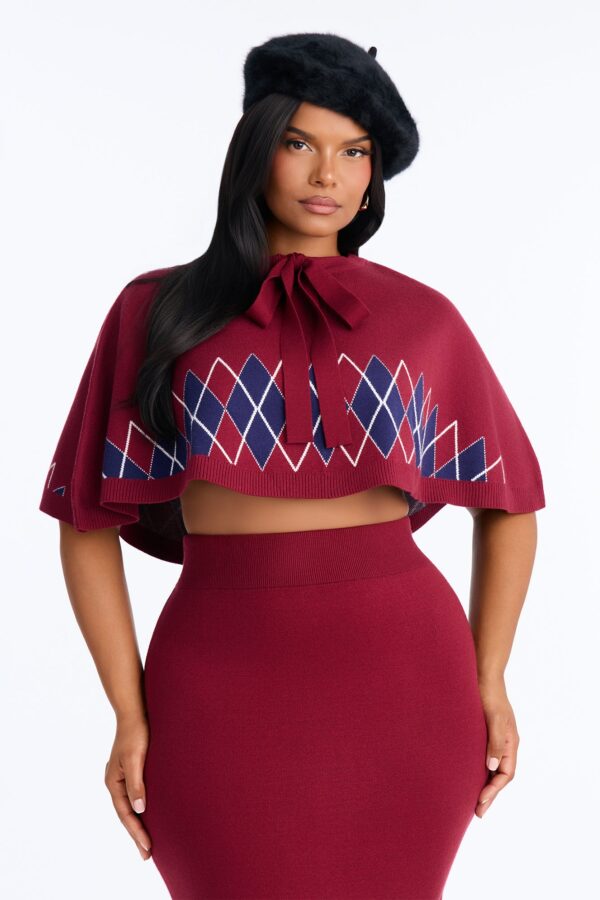 Cardigan in Burgundy 50% viscose