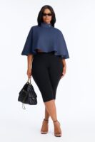Cropped Top in Denim