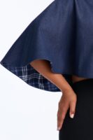 Cropped Top in Denim