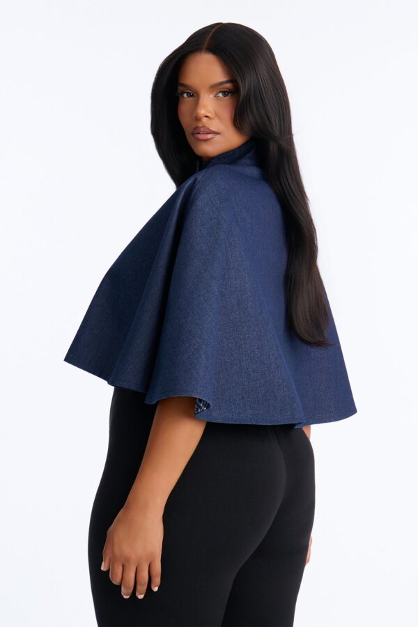 Cropped Top in Denim
