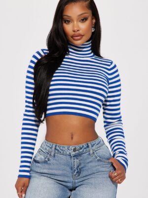 Navy Turtleneck Sweater