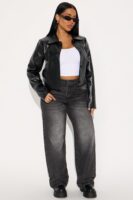 Black Cropped Jacket