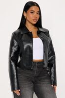 Black Cropped Jacket